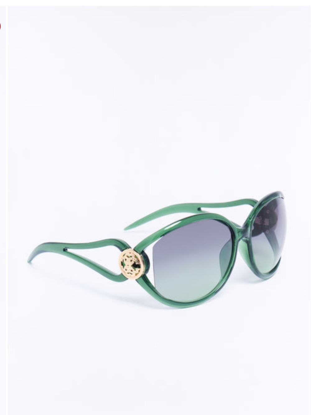NWT Classic Oversized Women’s Sunglasses - Dark Green Frame